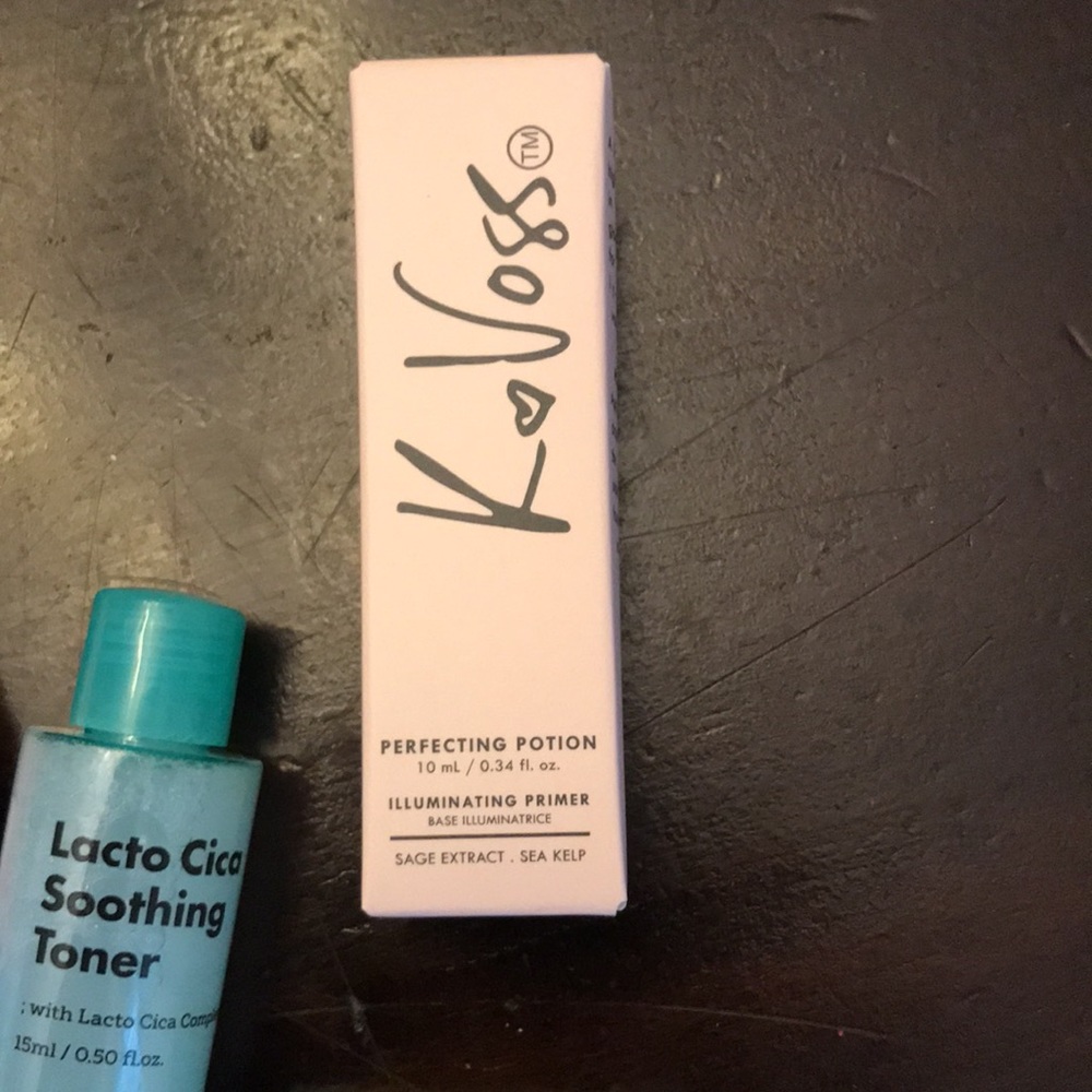 Ipsy make up bag with several trial size make up. - Picture 4 of 5